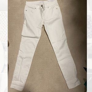 LOFT white skinny jeans NWT